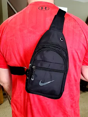 Nike Unisex Sling Bag Backpack NWT School Carry On Shoulder Bag • $36.99