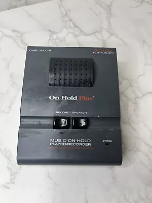 On-Hold Plus OHP 3000-8 Digital Flash Memory Music-On-Hold Player/Recorder Sat12 • $34.99