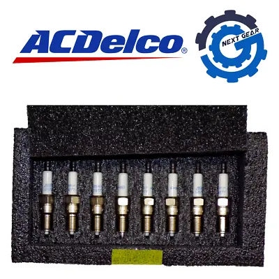 NEW GENUINE  AC Delco  DOUBLE Platinum Spark  41-983   (Set Of 8)  12578277 • $80.85