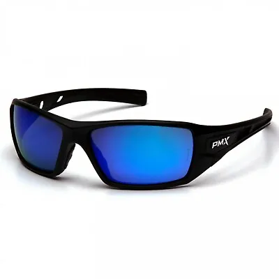 Pyramex Velar Safety Glasses Black Frames Ice Blue Lens Color ANSI Z87+ SB10465D • $11.28