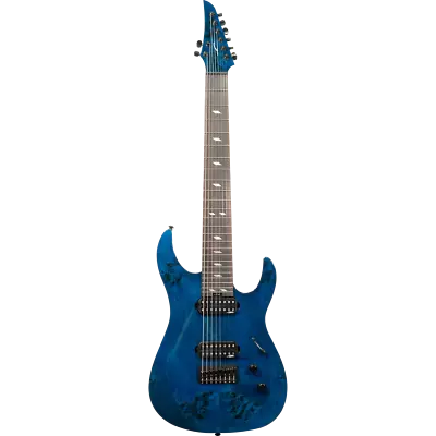 Legator N8SS Ninja 8 Super Shred 8-String Guitar Ebony High Gloss Blue Burl • $799.99