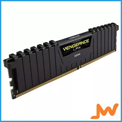 Corsair Vengeance LPX 16GB DDR4-3000 Memory - Black • $73