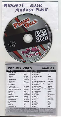 Promo Only Pop Mix Video March 2005 -Duran Duran Elvis Vs JXL 3 Doors Down Oasis • $29.99