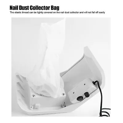 15x Nail Vacuum Cleaner Bag Single Fan Nail Dust Collector Bag Manicure LJ4 • $11.45