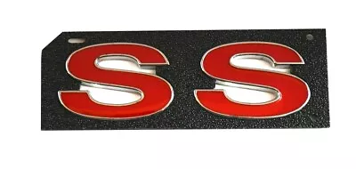 Pair 96-02 SS Metal Fender Emblems 3D Badge For SLP 12369965R Chrome Red New • $14.27