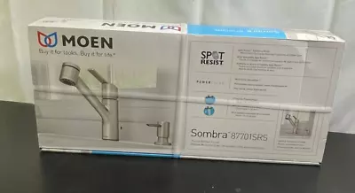 Moen Sombra 87701SRS Stainless Steel One Handle Pullout Kitchen Faucet • $76.49