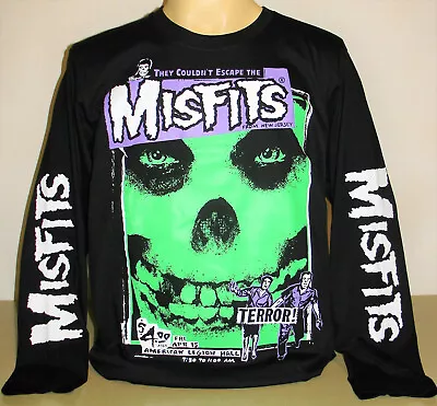 Misfits Skull Logo Punk Rock Band Long Sleeve T-Shirt Size S M L XL 2XL 3XL New! • $19.99