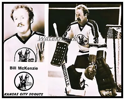 $5.59 • Buy NHL Kansas City Scouts Goalie Bill McKenzie Black & White 8 X 10 Photo Picture