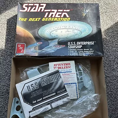 1988 AMT Ertl Star Trek The Next Generation USS Enterprise Model  6619 Open • $20