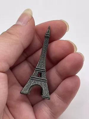 Vintage Miniature Metal Eiffel Tower Figurine Trinket Figurine Decor *** • $8