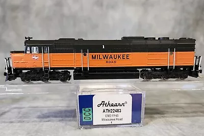 Athearn Milwaukee Road Milw EMD FP45 Locomotive #1  Digitrax DCC Decoder Install • $31