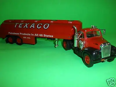 Texaco Oil 1958 B MACK TANKER TRUCK 1996 JMT SPECIALTY NEW Lights Tested Good • $21.95