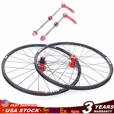 QR 27.5  MTB Bike Disc Front Rear Wheel Set 8/9/10/11 Speed Hub New • $116.85