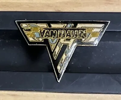 Vintage 1980s Van Halen Pinback Lapel Pin Rock And Roll Music Button Eddie Alex • $14.50