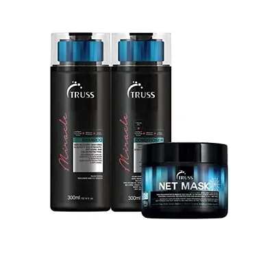 TRUSS Miracle Conditioner And Shampoo Set Bundle With Net Hair Mask • $85.45
