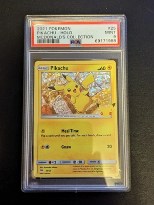 $24.99 • Buy 2021 Pokemon Pikachu Holo McDonalds Collection 25th Anniversary #25 PSA MINT 9