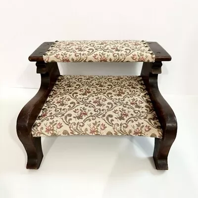 Vintage Upholstered Bed Step Stool • $35