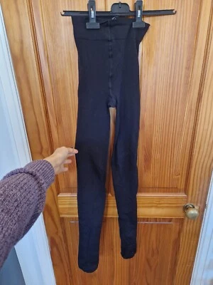£0.99 • Buy RRP £65  Wolford  Black Individual Leg Support Tights 100 Dernier Size L 