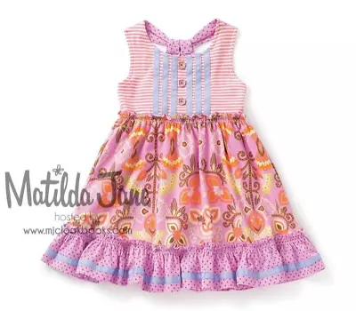 New Girls Matilda Jane Adventure Begins Gimme S'more Dress Size 12 NWT • $58.95