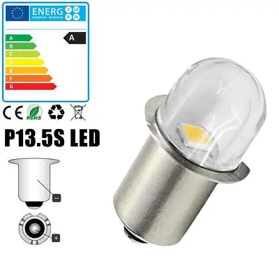 $4.98 • Buy LED Miniature Lamp DC 3V 4.5V 6V 12V 18V 1SMD Flashlight Replacement Bulb GX
