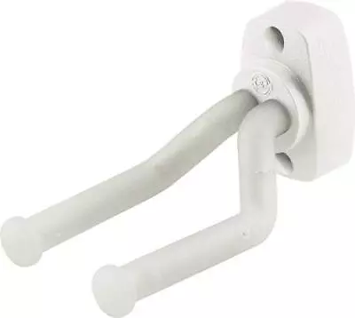 OB K&M Stands K&M Guitar Wall Mount - White With Translucent Support Elements • $11.89