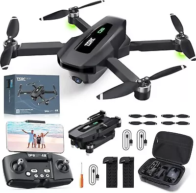 GPS Drone With 4K Camera For Adults TSRC Q5 RC Quadcopter With Auto Return • $78.99