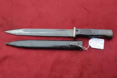 GERMAN 84/98 BAYONET  42 Crs #6628 For Kar98k & SCABARD S/244 1936 #3645 • $289