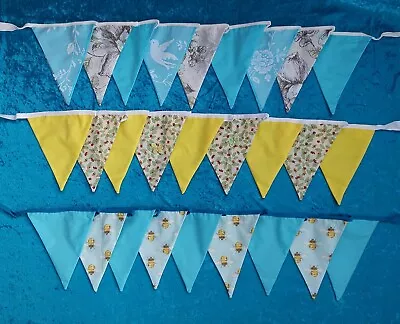  Bunting Bundle Bees Ladybird Lace Ditsy  Garden Floral Party BBQ • £17