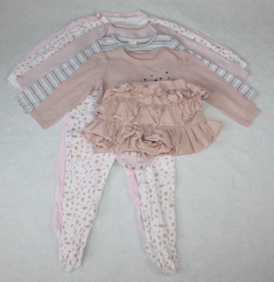 £3 • Buy Girls Age 18-24 Months Bundle, Babygrows T-shirts Bodysuit Skirt TU Next 6 Items
