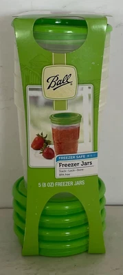 $19.99 • Buy Ball Plastic Freezer Jar 5 Pack 8 Oz.