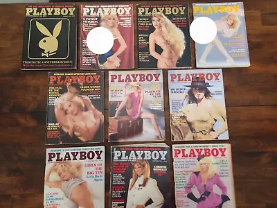 Lot Of 10 - 1984 PB Vintage Adult Magazines Complete W/Centerfolds  • $23.99