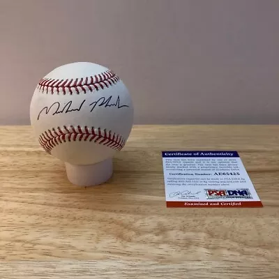 MICHAEL PHELPS (Olympic Swimming) AUTOGRAPHED/SIGNED Major League Baseball (PSA) • $149.99