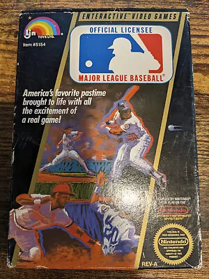 Major League Baseball (Nintendo Entertainment System 1988) NES Boxed Complete • $10.99