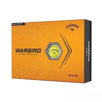 NEW Callaway 2023 Warbird Golf Balls 12pk - Yellow - Drummond Golf • $29.95