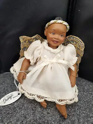 VTG Daddy Long Legs Daddy's Babies African 5.5  Porcelain DAY BABIES Angel Doll • $20