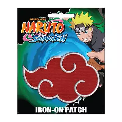 $7.99 • Buy Naruto Shippuden Anime Akatsuki Logo Embroidered 4  Wide Licensed Patch UNUSED