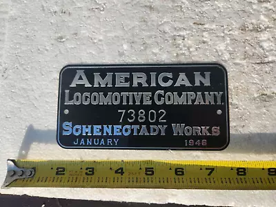 Scarce Lionel 28069 New York Central Niagara Alco Century Club II Builders Plate • $29.99