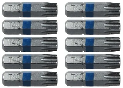 TORX Bit Driver - 1 Inch - T40 - (10 Pack) • $14.95