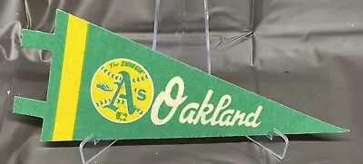 Vintage 60s 70s MLB Baseball Mini Pennant Oakland A’s￼ • $17.99