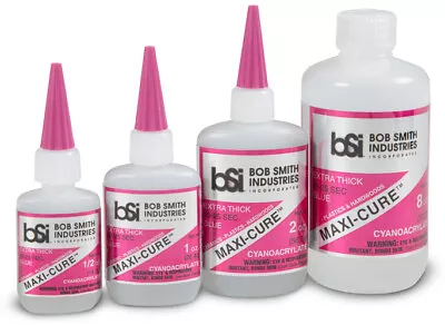 Bob Smith CA Glue Cyanoacrylate Maxi-Cure Extra Thick Super Glue Various Sizes • $4.79