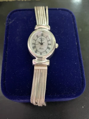 £52 • Buy Precious Time LADIES SOLID SILVER VINTAGE WATCH 925 Fully Hallmarked