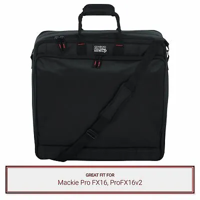 Gator Cases Mixer Bag Fits Mackie Pro FX16 ProFX16v2 Mixers • $85