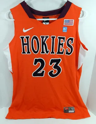 2011-12 Women's Virginia Tech Hokies Larryqua Hall #23 Game Used Orange Jersey 1 • $99.99