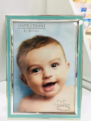 Impressions By Juliana Baby-Blue Coloured Photo Frames 5 X7   Perect Gift 5* • £9.99