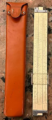 VTG RARE 1947 K&E Slide Rule 4081-3 LOG LOG DUPLEX DECITRIG KEUFFEL & KESSER CO. • $395