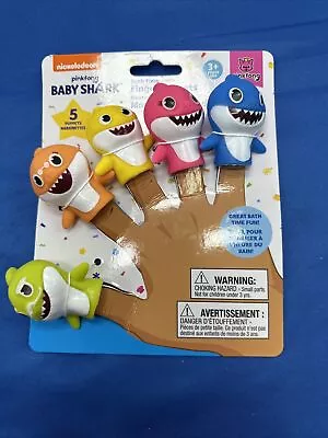 Nickelodeon Baby Shark Bath Finger Puppets Baby Shark New • $7.99