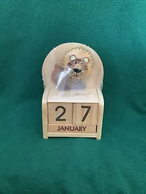 £12.99 • Buy Lion Perpetual Wooden Calendar