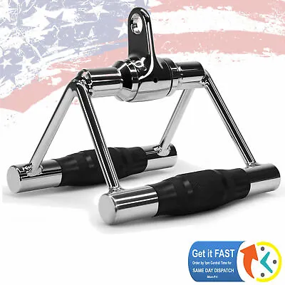 FMTX Pro Double D Revolving Grip Seated Row Cable Attachment Handle • $24.96
