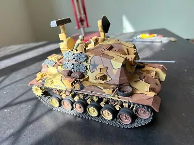 £6 • Buy Vintage Tamiya Built Painted Model Kit 1/35 M247 Sgt York Air Defence Tank