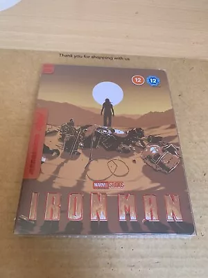 Marvel Iron Man Mondo Steelbook #44 UK Exclusive 4K UHD Blu Ray NEW & SEALED • £164.99